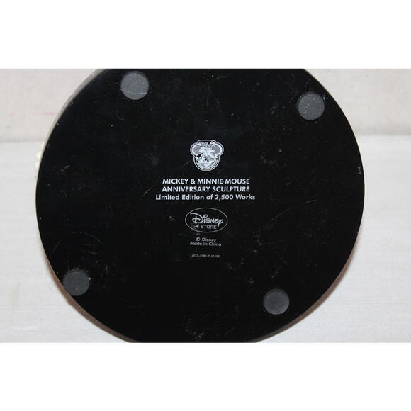 Disney Mickey & Minnie Mouse 25th Anniversary Large Figurine – Limited Repaired - Picture 4 of 4